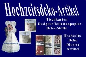 Hochzeitsdeko-Artikel