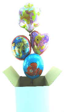 BallonKartonKinder 4er 2