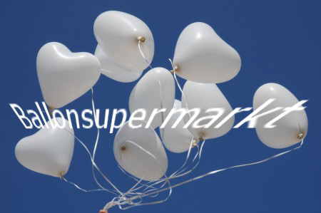 Herzluftballons Hochzeit