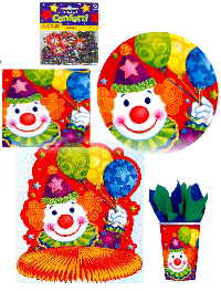 Clown TischSet Komplett