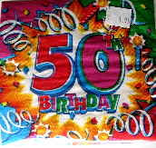 GeburtstagsServietten  50