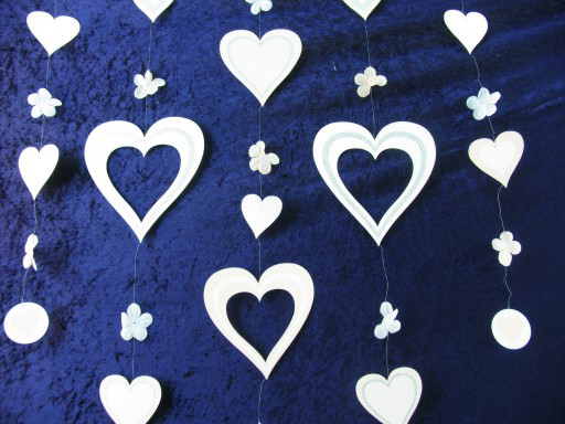 Glitter Decoration Herzen Bild