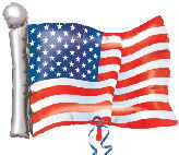 USA Flagge, Ballon aus Folie
