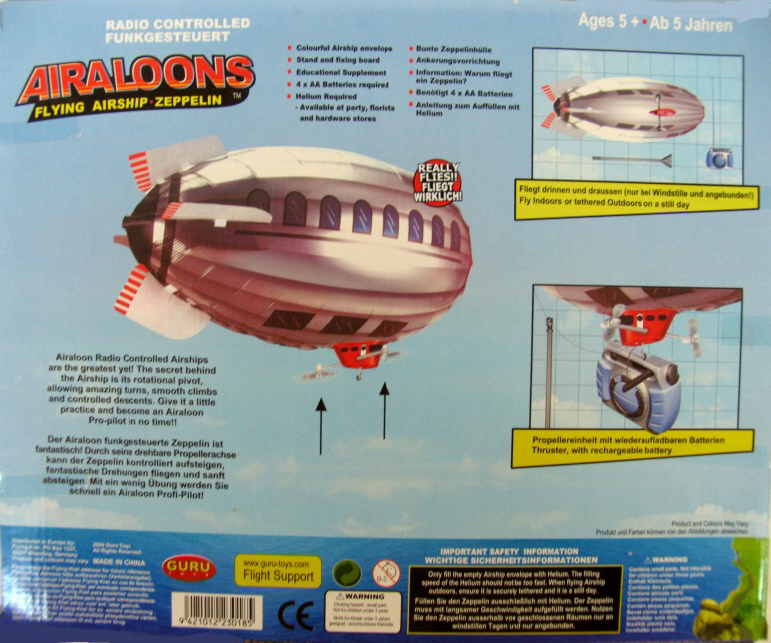 Zeppelin Ballon Fernsteuerung