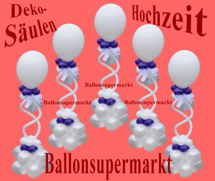 Luftballons Deko Hochzeit