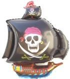 Piratenschiff, Luftballon aus Folie