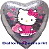 Folien-Luftballon, Hello Kitty, Holografisch