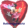 Herzluftballon Minnie Mouse