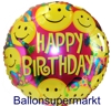 Smiley Happy Birthday Luftballon
