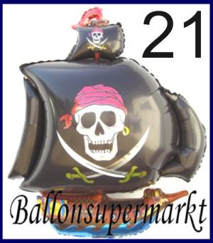 Großer Luftballon: Piratenschiff