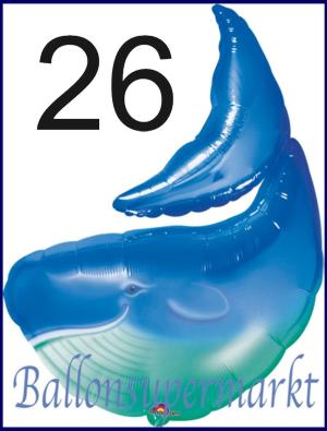 Großer Luftballon, Wal