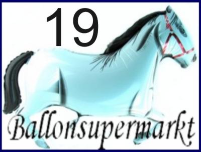 Großer Luftballon: Weißes Pferd
