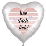 Luftballon Liebe, hab dich lieb