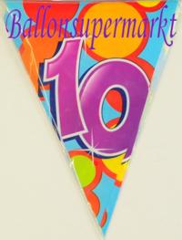 Zahlen Wimpelkette, Zahl 10