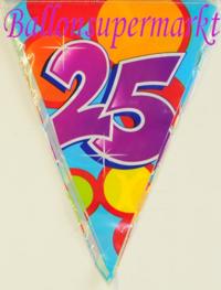 Zahlen Wimpelkette, Zahl 25
